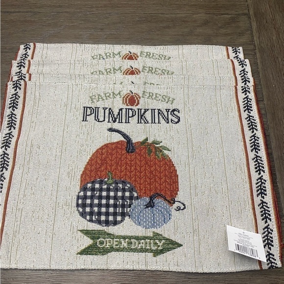 Lot of 4 Perfect Harvest Tapestry table mats - Picture 1 of 6